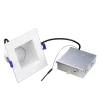 Spektrum+ RGB+TW Regressed 4in Square Downlight, White Finish