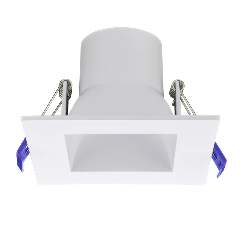 Spektrum+ RGB+TW Regressed 4in Square Downlight, White Finish