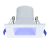 Spektrum+ RGB+TW Regressed 4in Square Downlight, White Finish