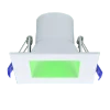 Spektrum+ RGB+TW Regressed 4in Square Downlight, White Finish