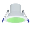 Spektrum+ RGB+TW Regressed 4in Round Downlight, White Finish