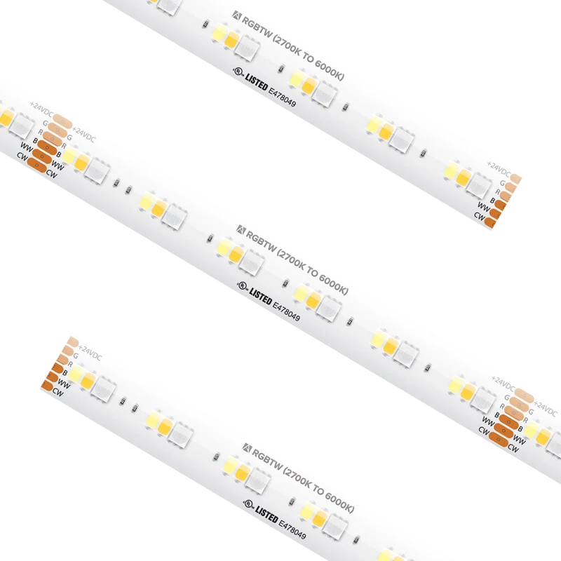 Specification Grade Tape Light IP54 RGBTW 100Ft