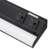 LED Courant Undercabinet 18inch 5CCT Black Finish